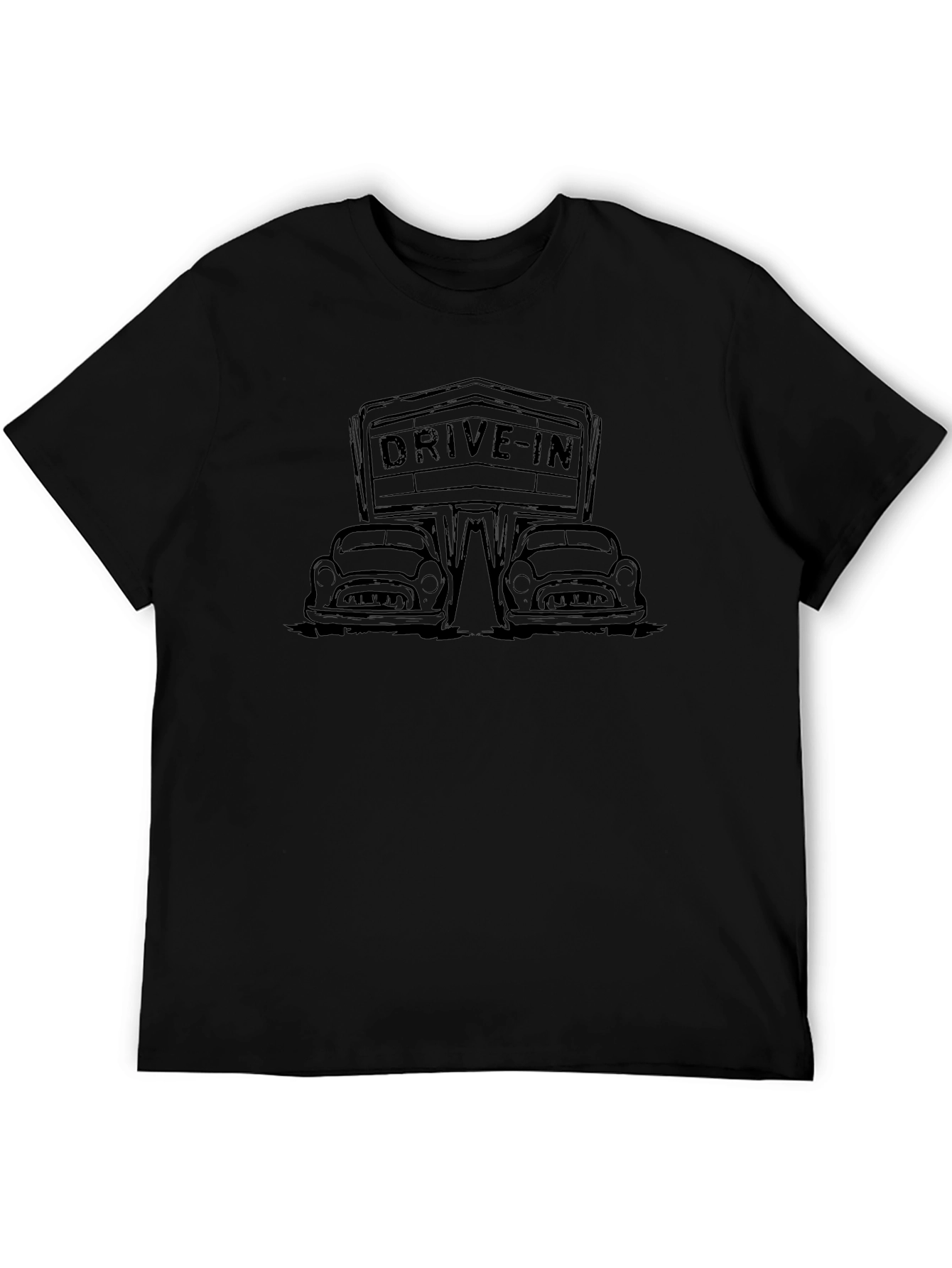 Drive-In Movie T-Shirt - Retro Classic Cars