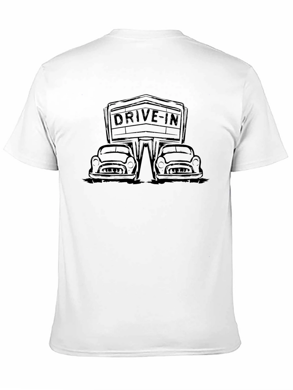 Drive-In Movie T-Shirt - Retro Classic Cars