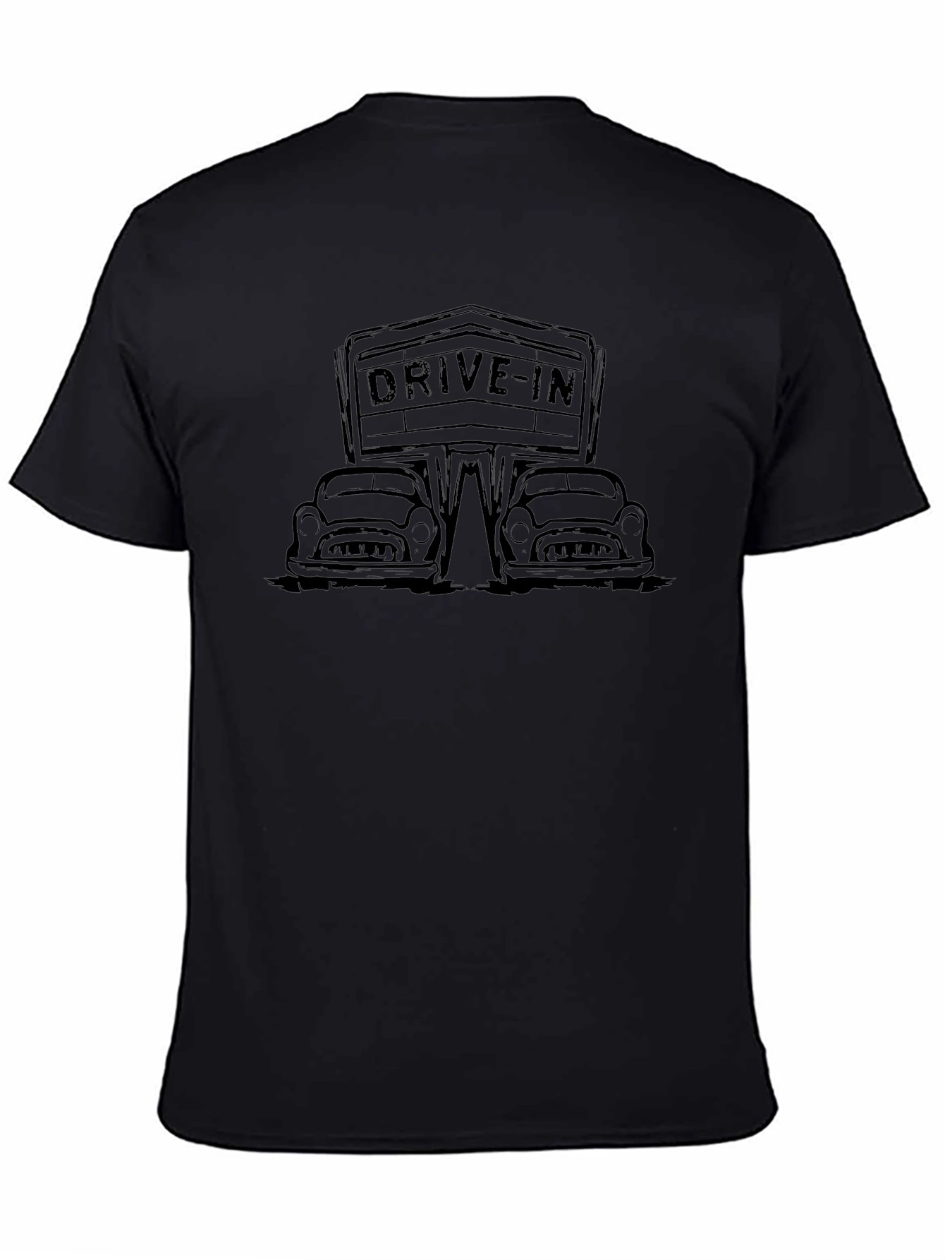 Drive-In Movie T-Shirt - Retro Classic Cars