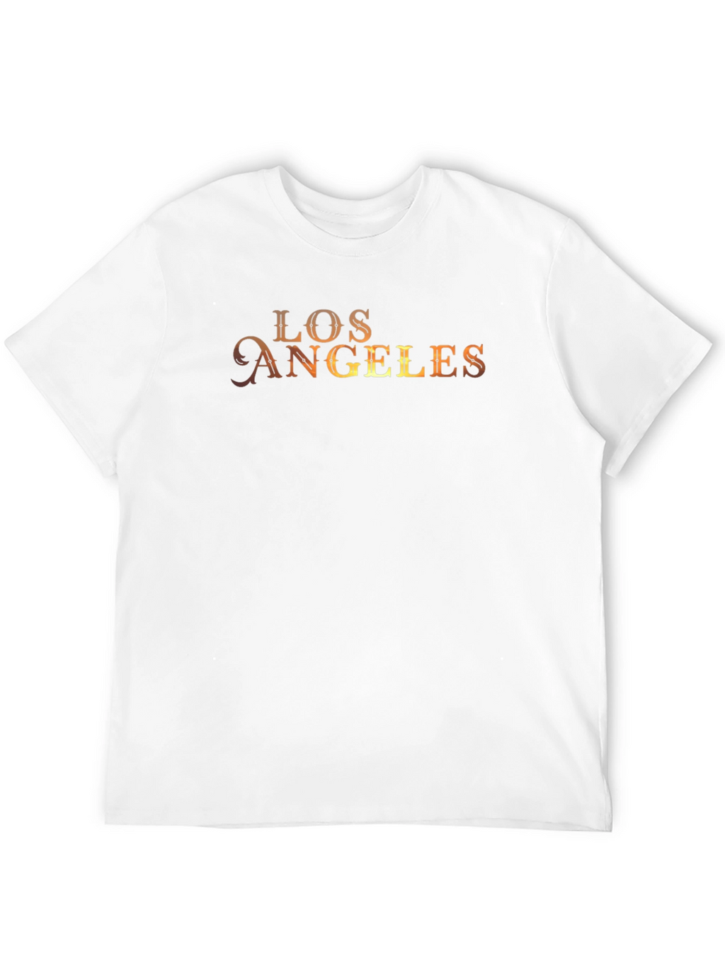 Los Angeles Graphic Print Black T-Shirt
