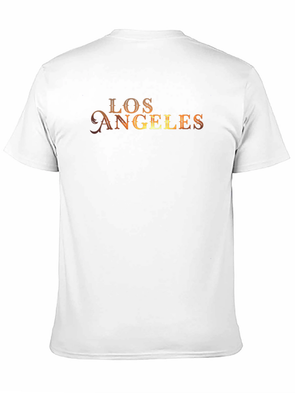 Los Angeles Graphic Print Black T-Shirt