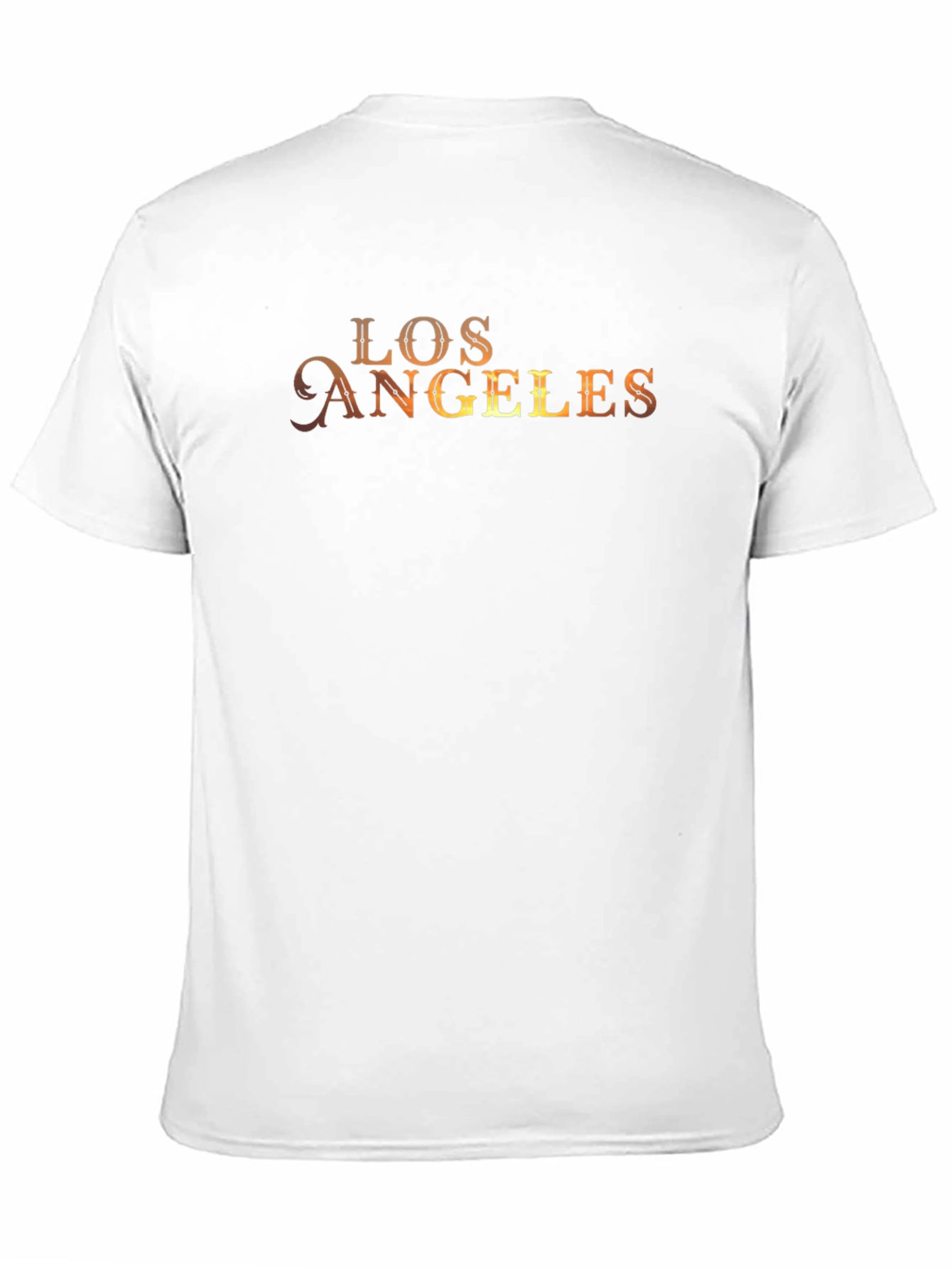 Los Angeles Graphic Print Black T-Shirt