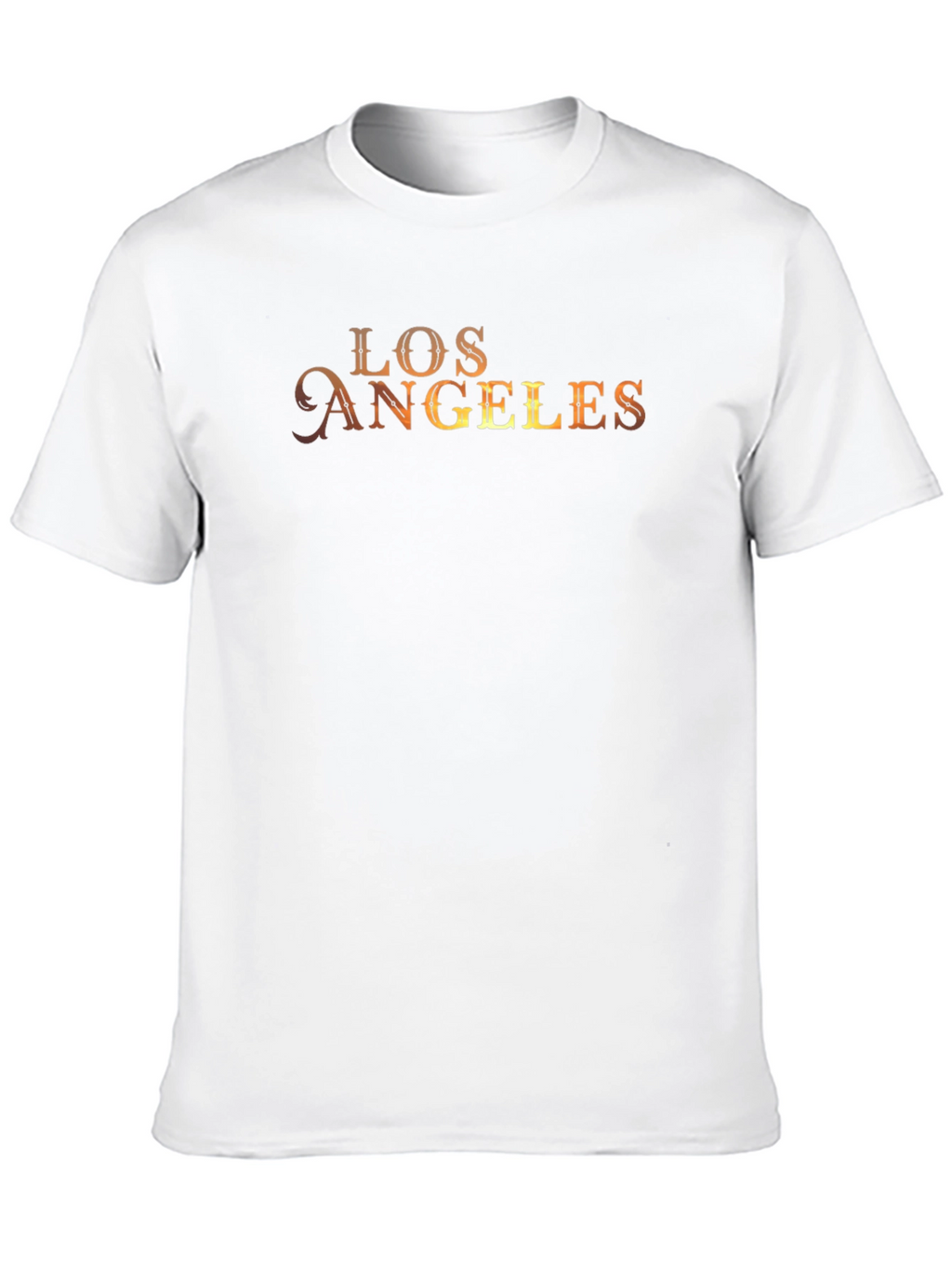 Los Angeles Graphic Print Black T-Shirt