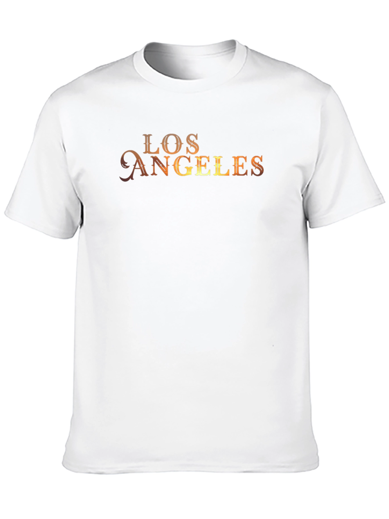 Los Angeles Graphic Print Black T-Shirt