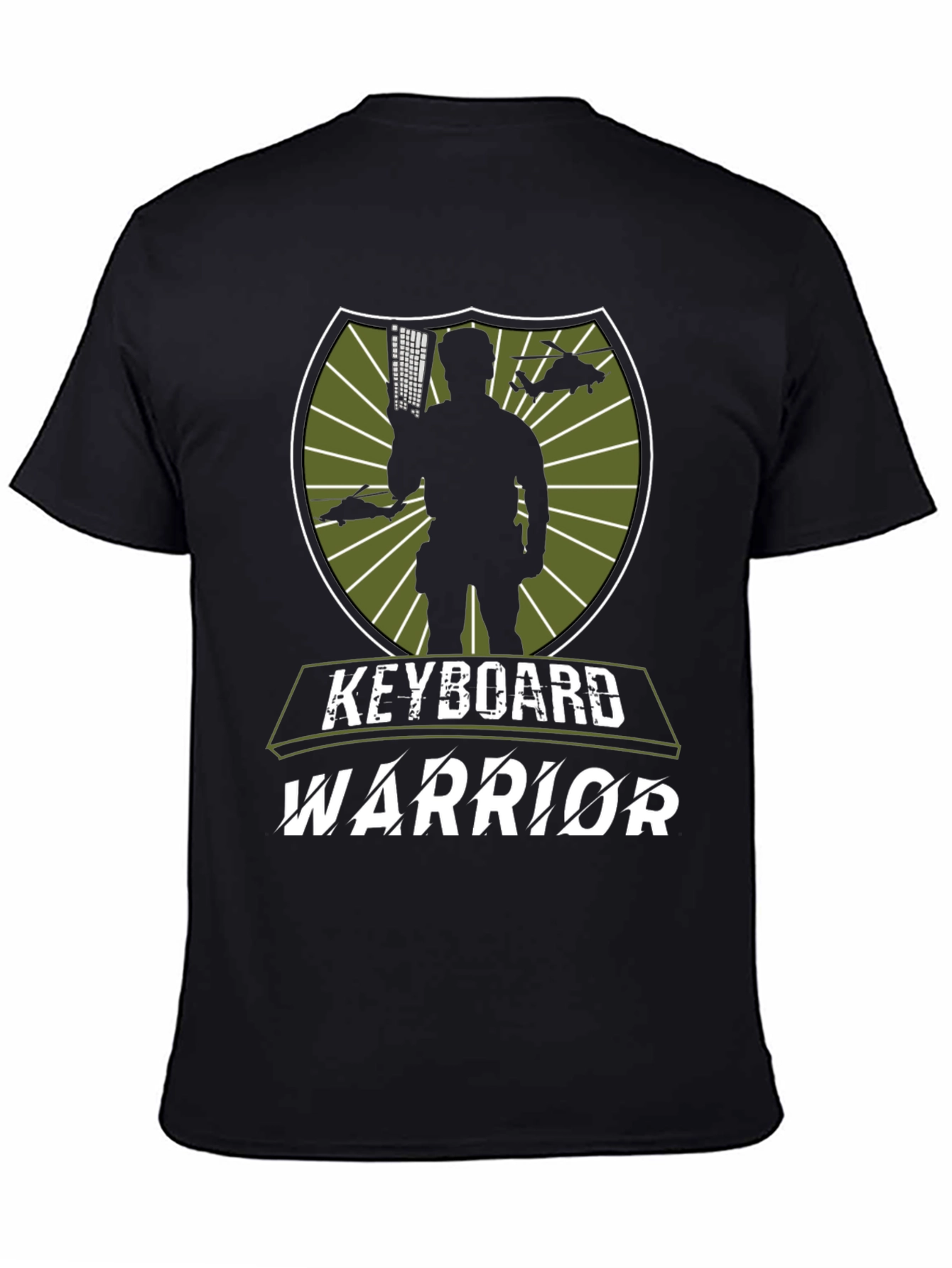 Keyboard Warrior T-Shirt: Gaming & Coding Apparel