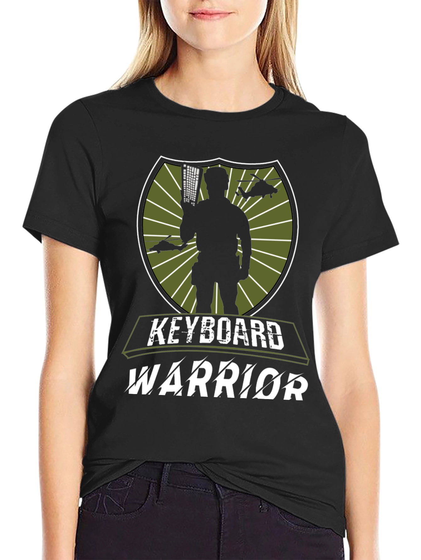 Keyboard Warrior T-Shirt: Gaming & Coding Apparel