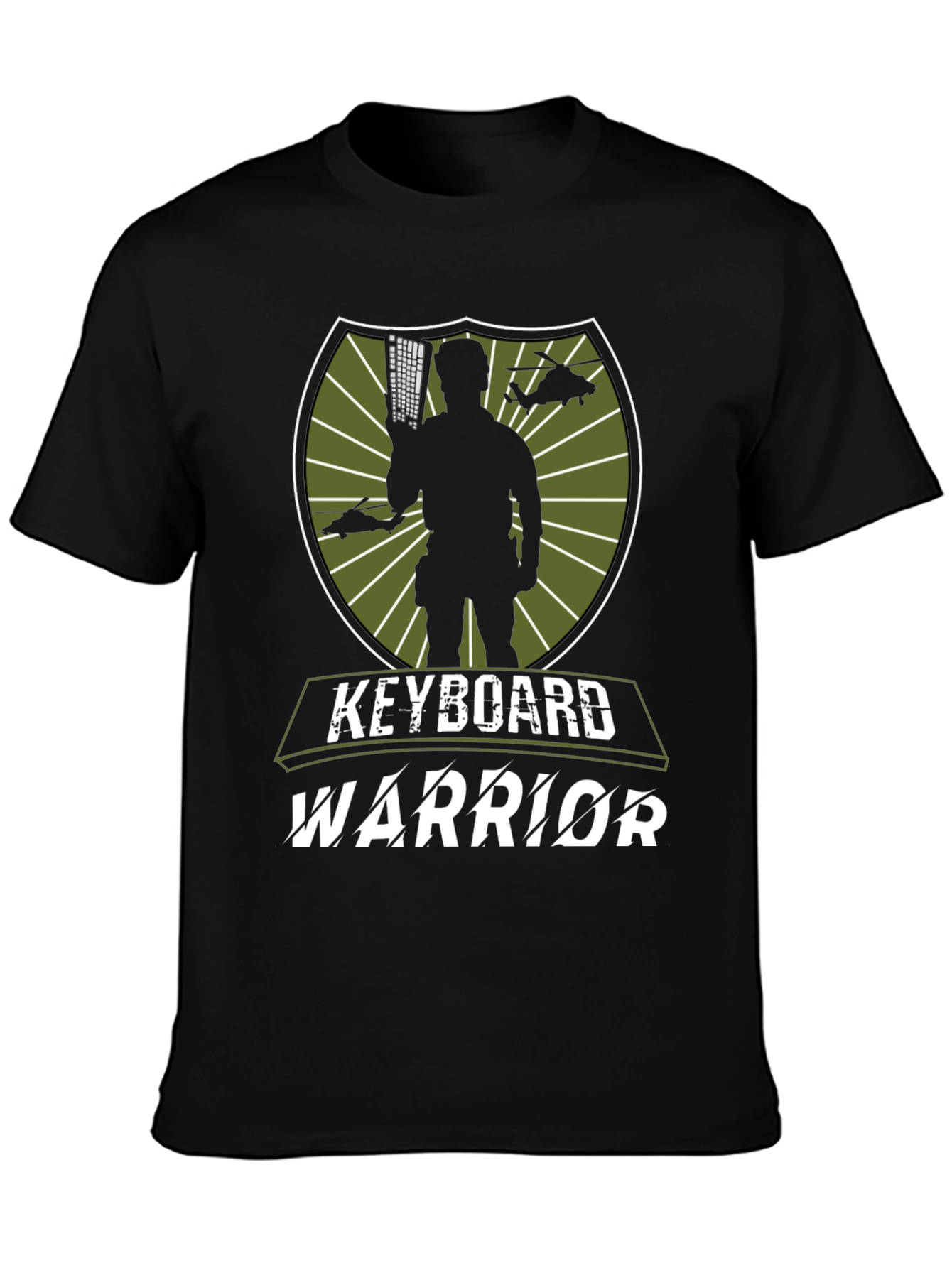 Keyboard Warrior T-Shirt: Gaming & Coding Apparel