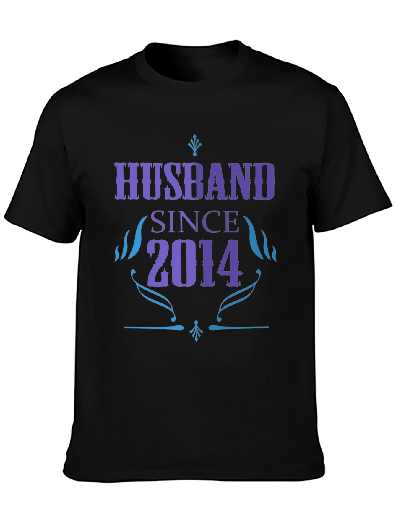 Husband Since 2014 Graphic T-Shirt - Anniversary Gift
