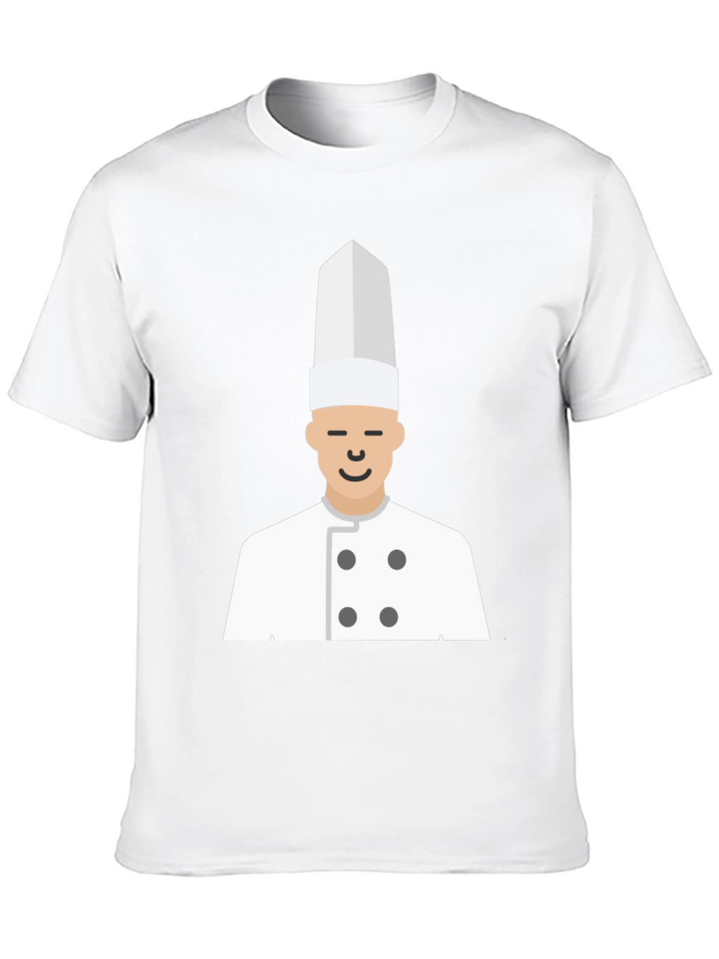 Chef T-Shirt - Black Cotton Culinary Design