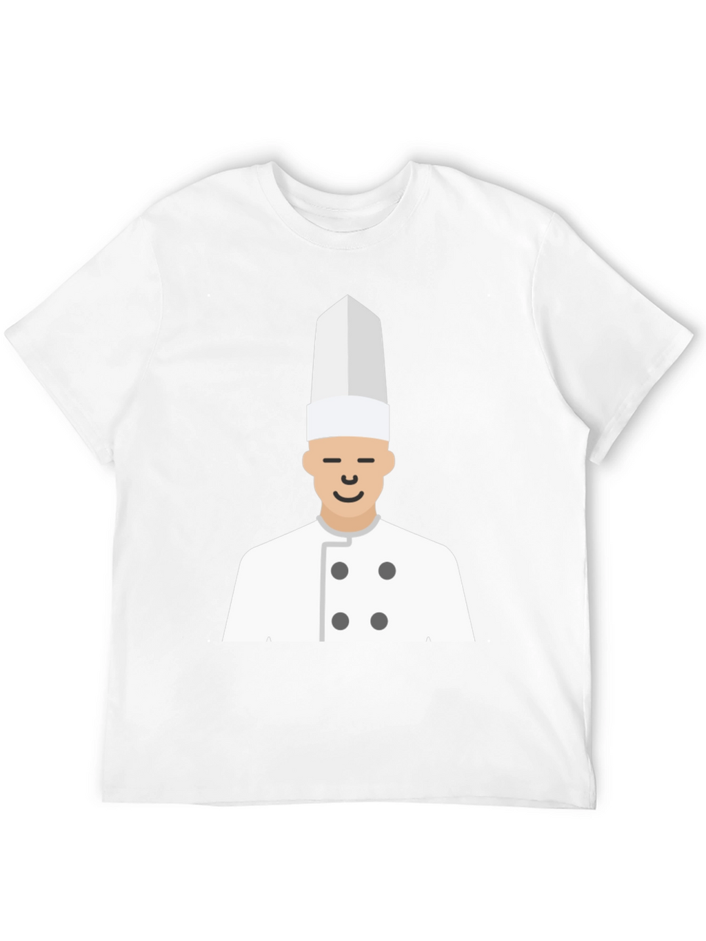 Chef T-Shirt - Black Cotton Culinary Design