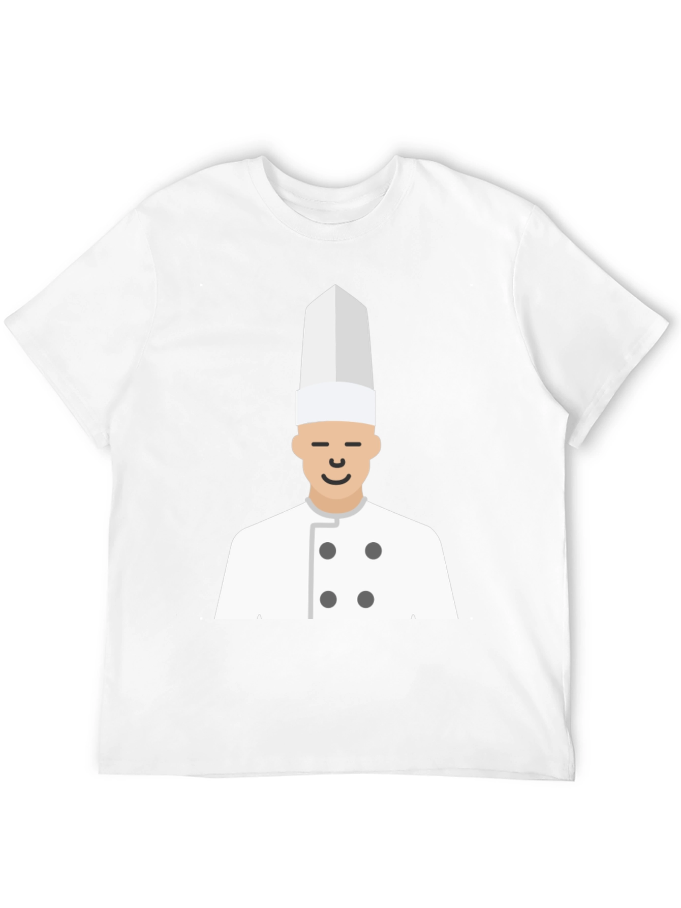 Chef T-Shirt - Black Cotton Culinary Design