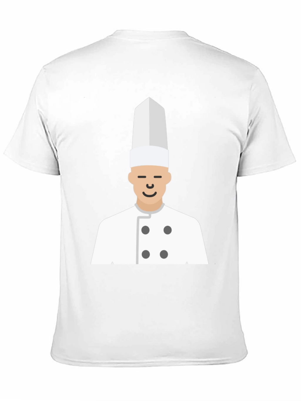 Chef T-Shirt - Black Cotton Culinary Design