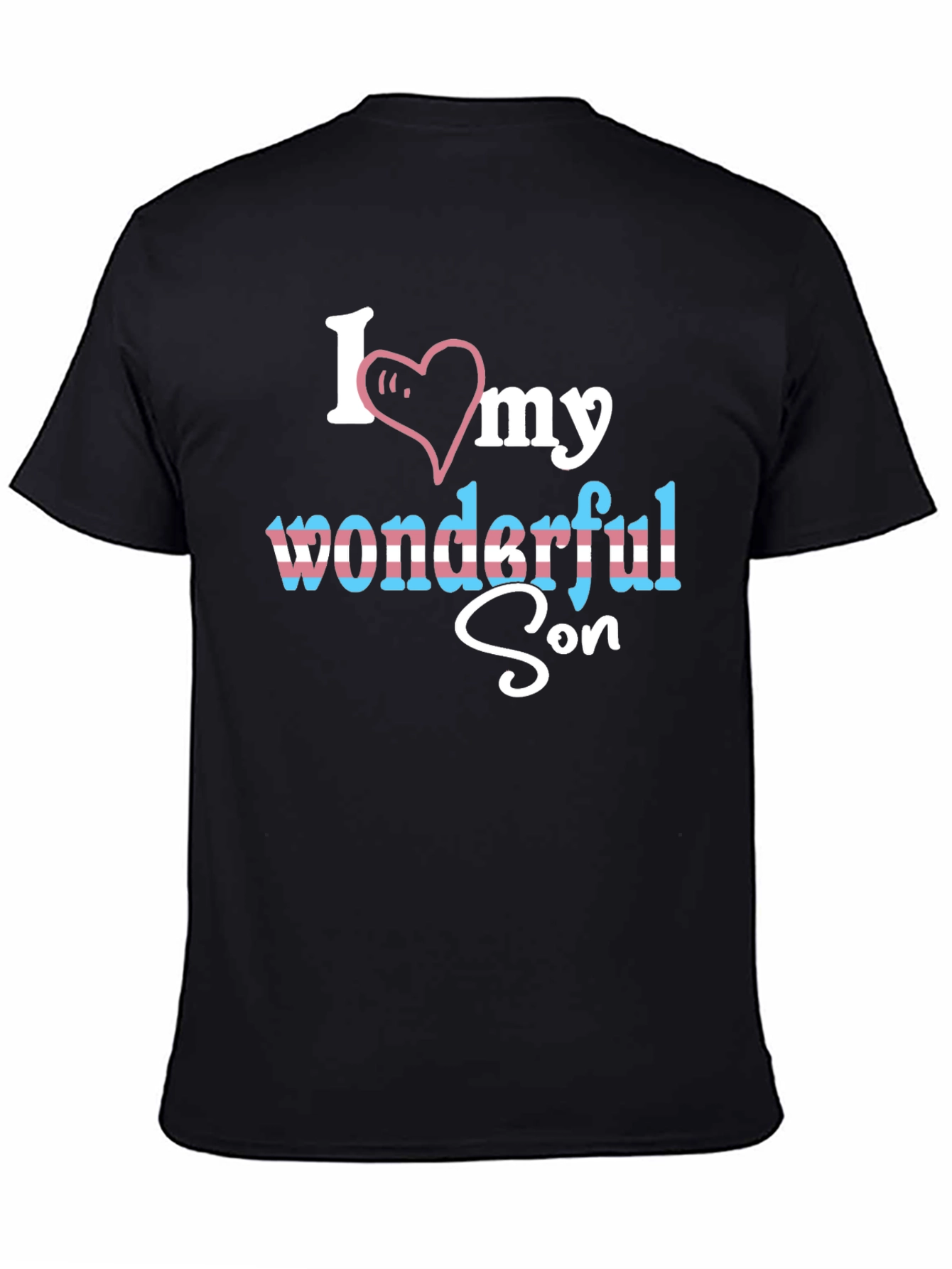 I Love My Wonderful Son Transgender Pride T-Shirt