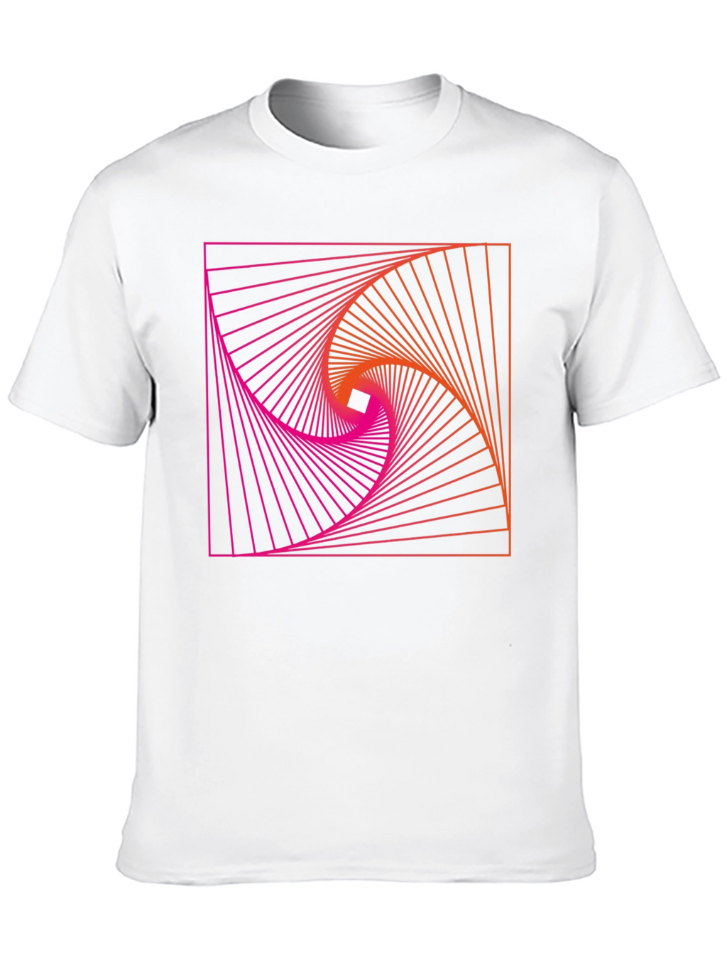 Geometric Square Graphic Tee