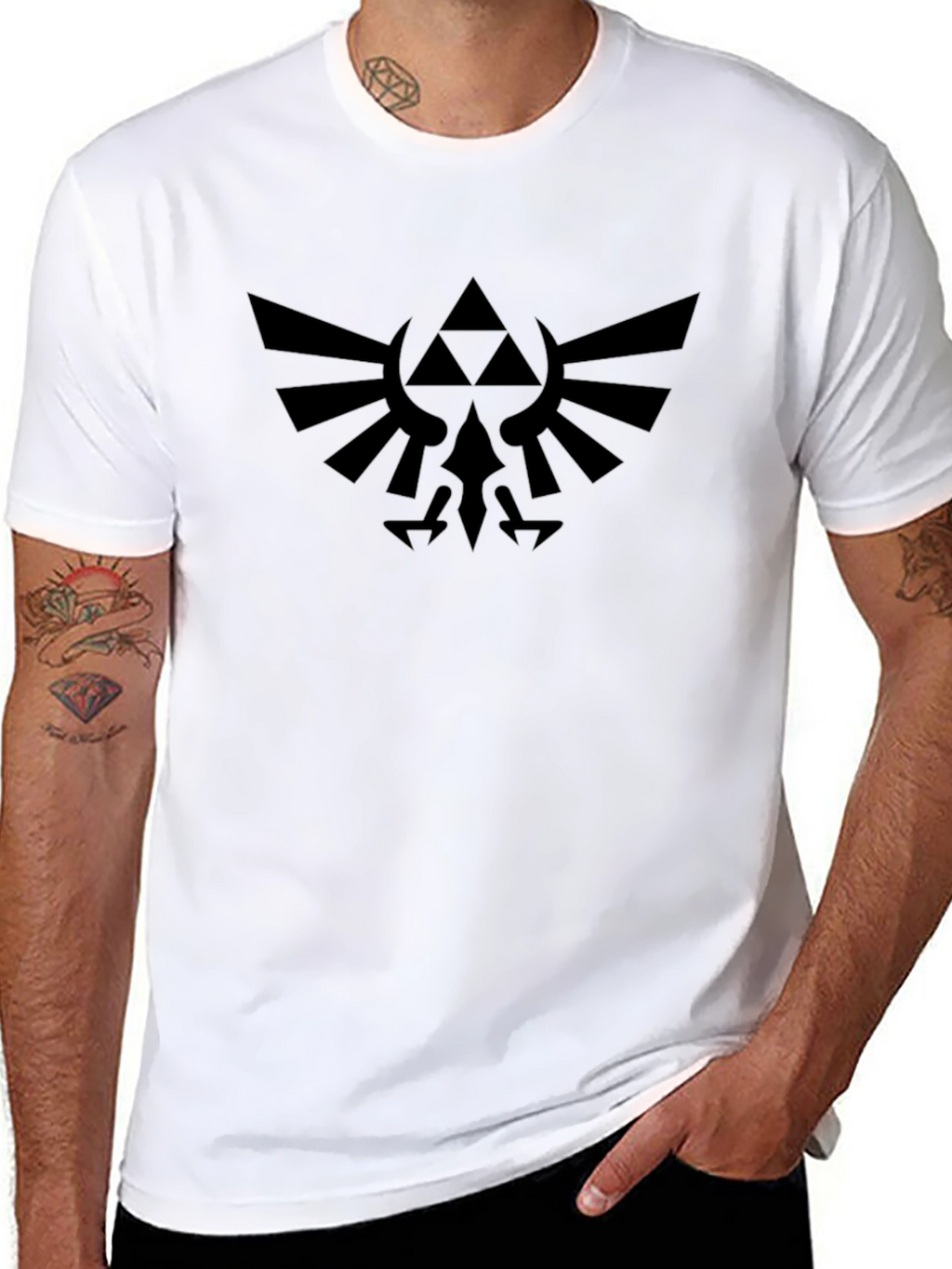 Legend of Zelda Triforce Black T-Shirt