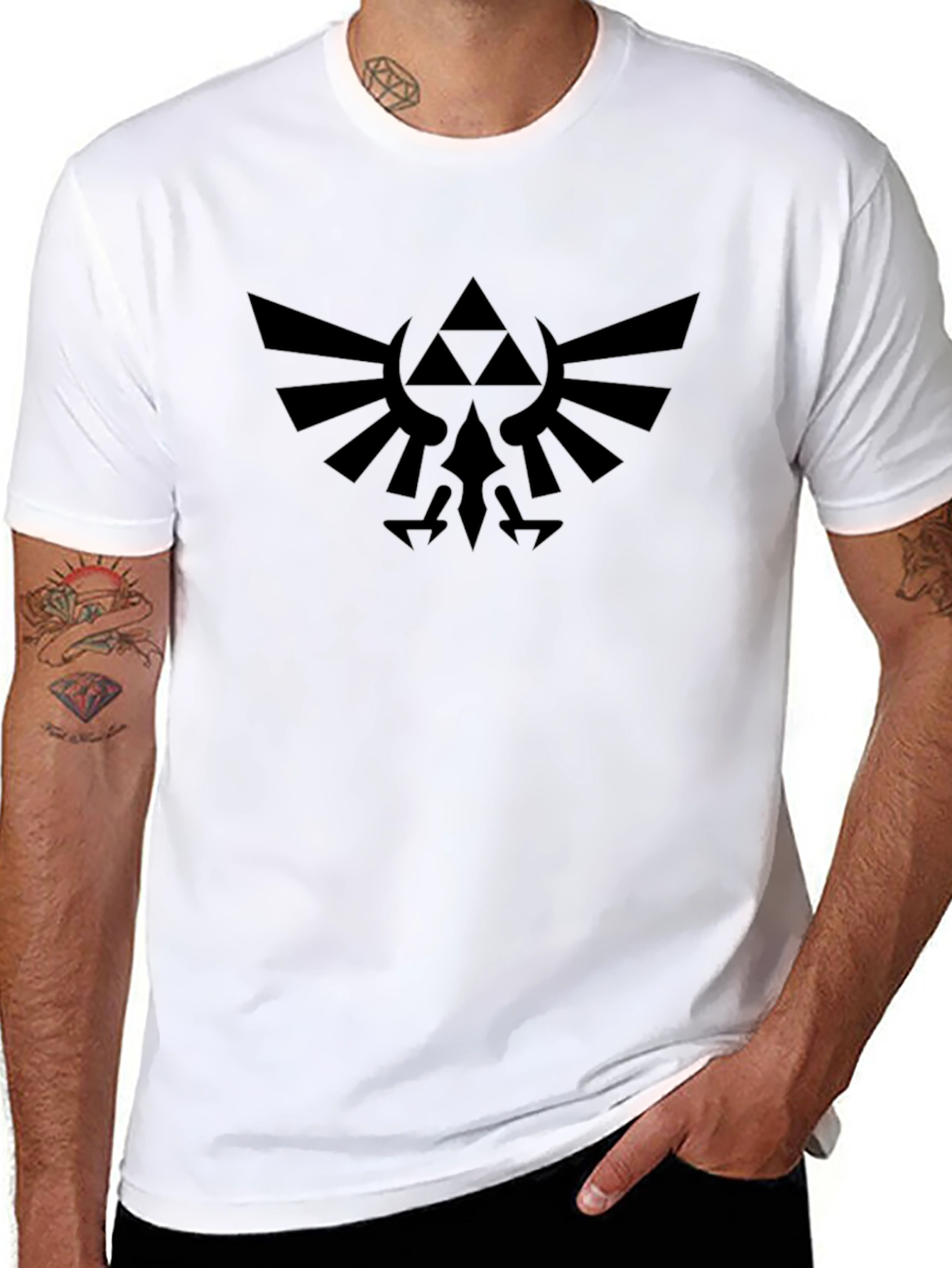 Legend of Zelda Triforce Black T-Shirt
