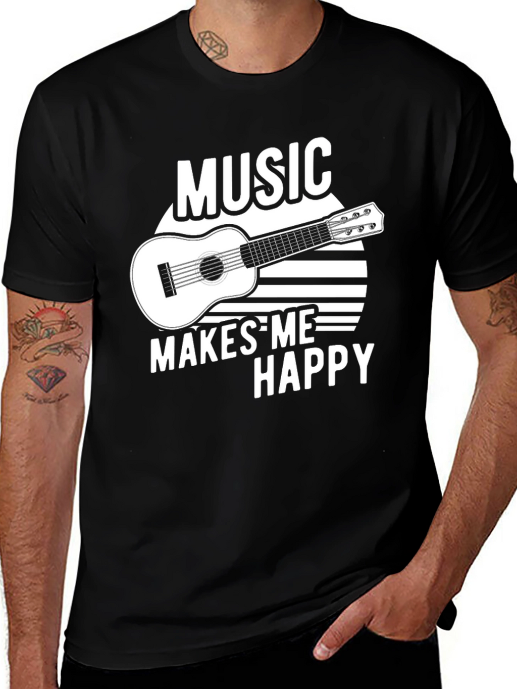 Music Makes Me Happy T-Shirt