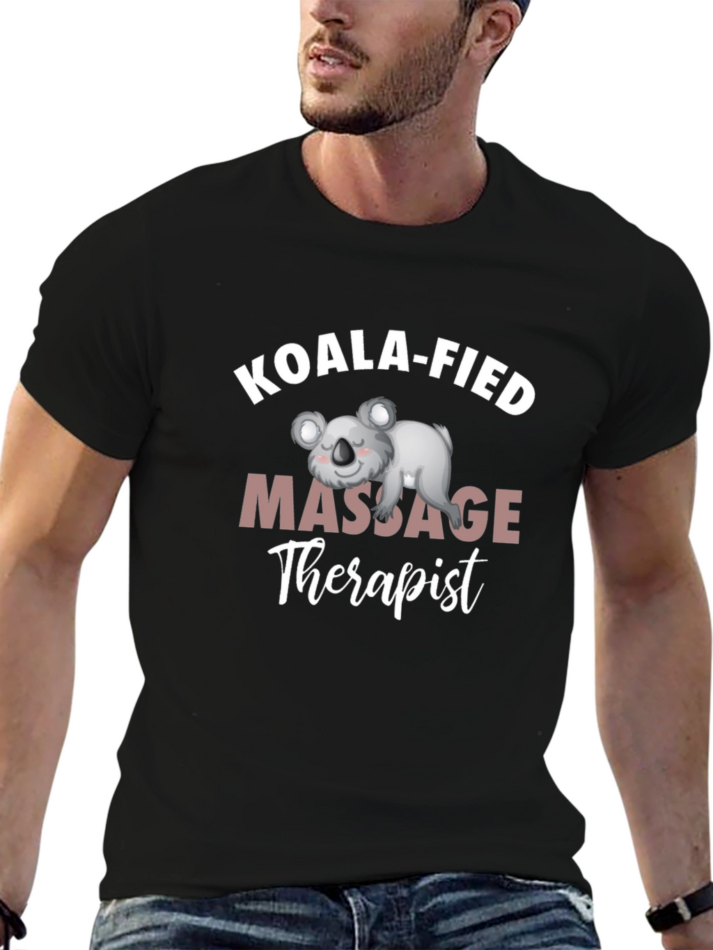 Koala-fied Massage Therapist Graphic Tee