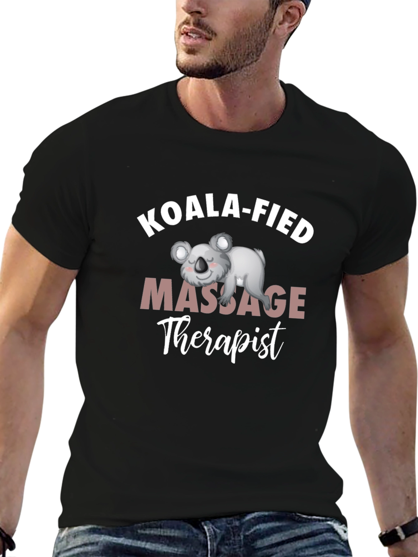 Koala-fied Massage Therapist Graphic Tee