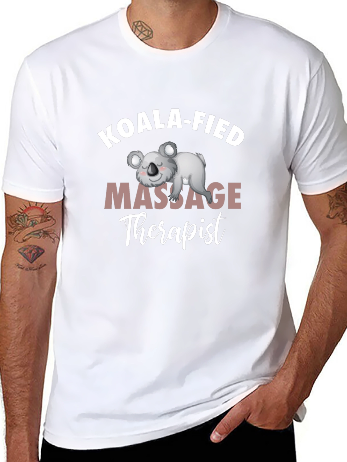 Koala-fied Massage Therapist Graphic Tee