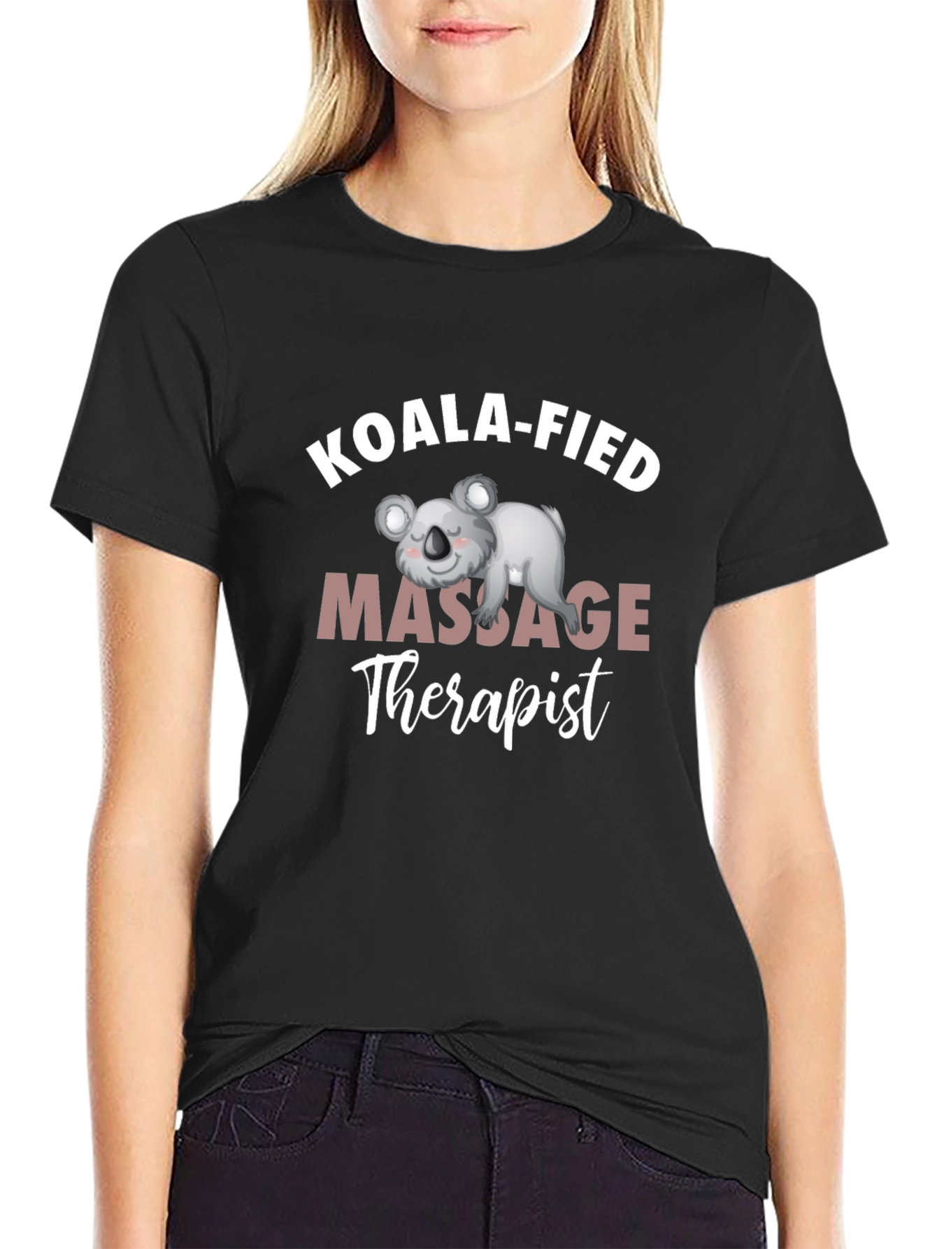 Koala-fied Massage Therapist Graphic Tee