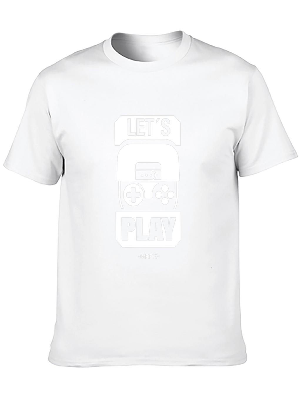 Lets Play Geek Graphic T-Shirt