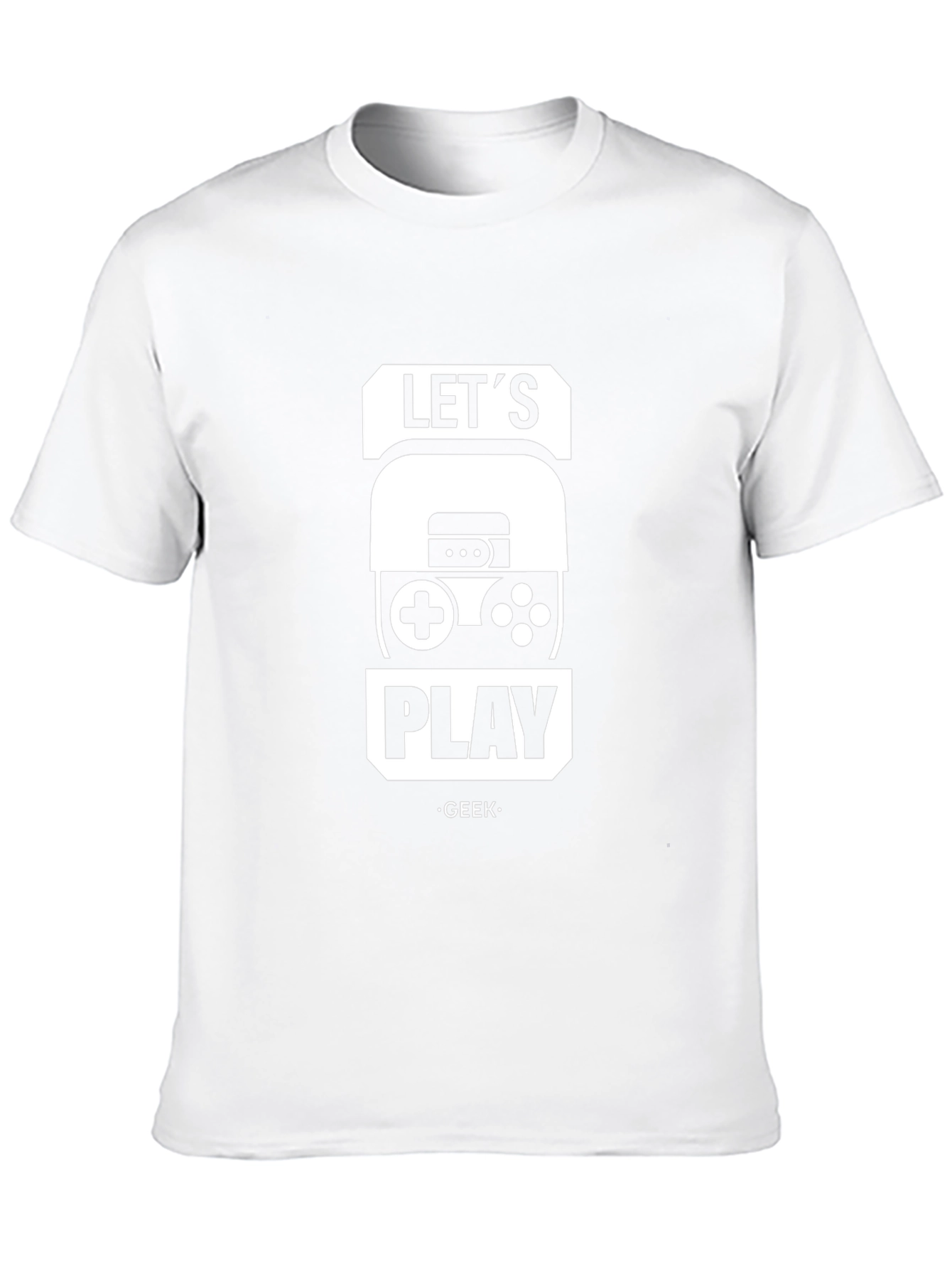 Lets Play Geek Graphic T-Shirt