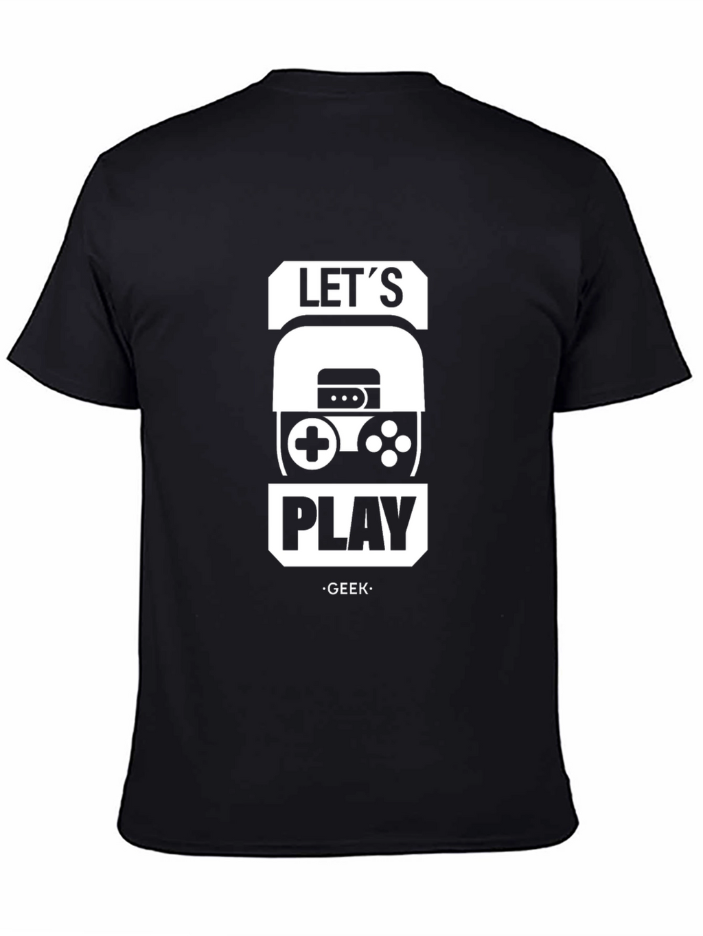 Lets Play Geek Graphic T-Shirt