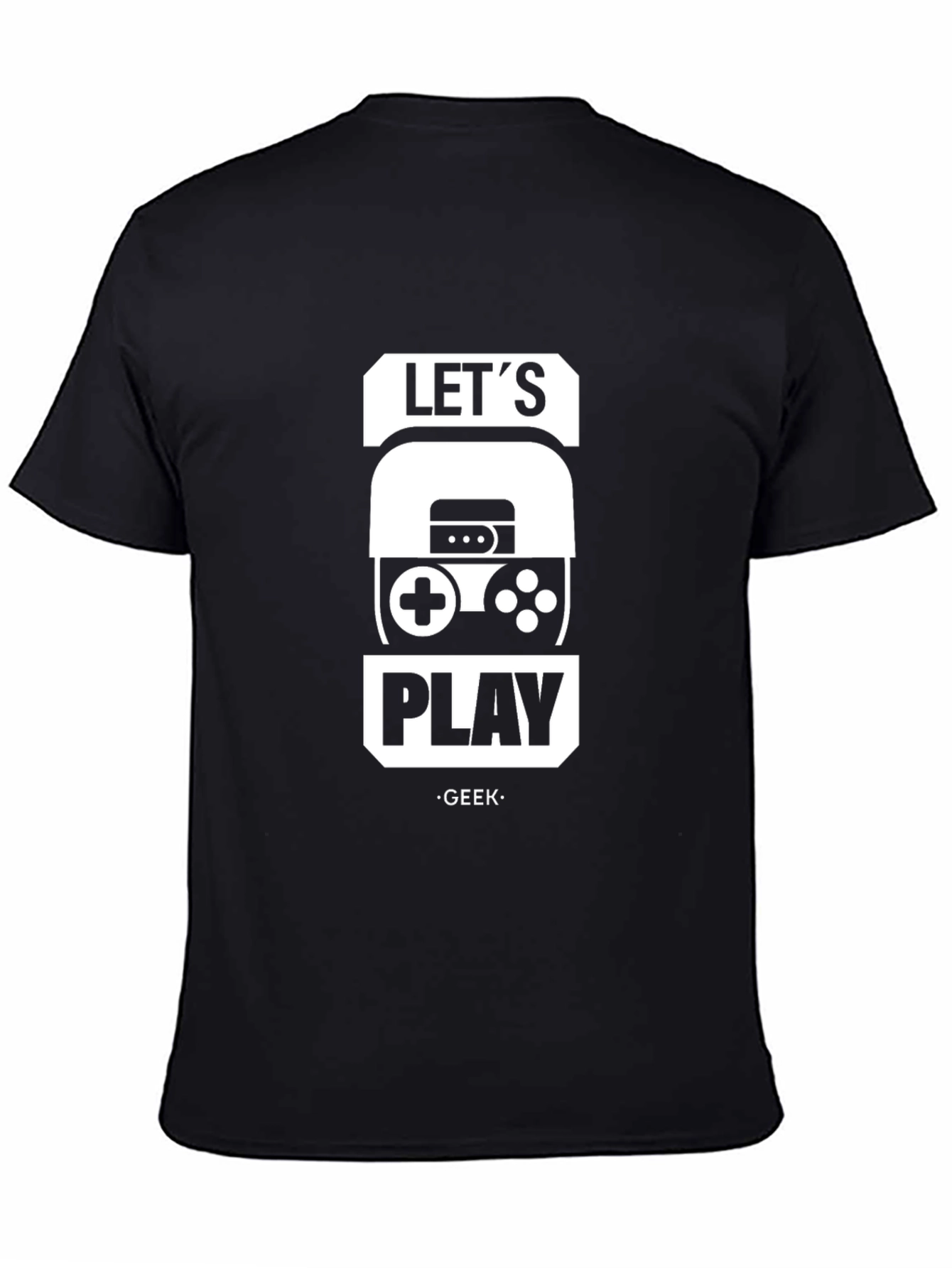 Lets Play Geek Graphic T-Shirt