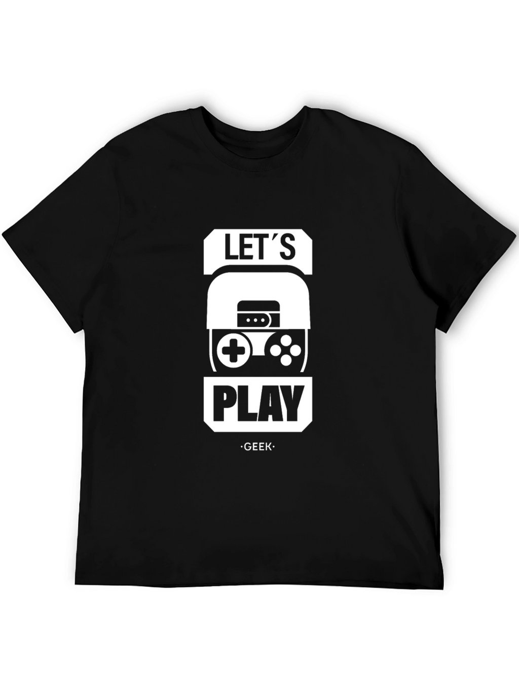 Lets Play Geek Graphic T-Shirt