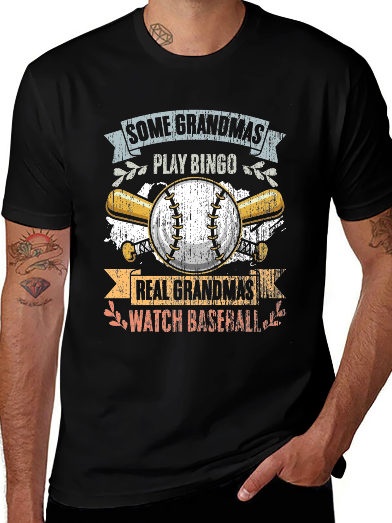 Grandma Baseball T-Shirt