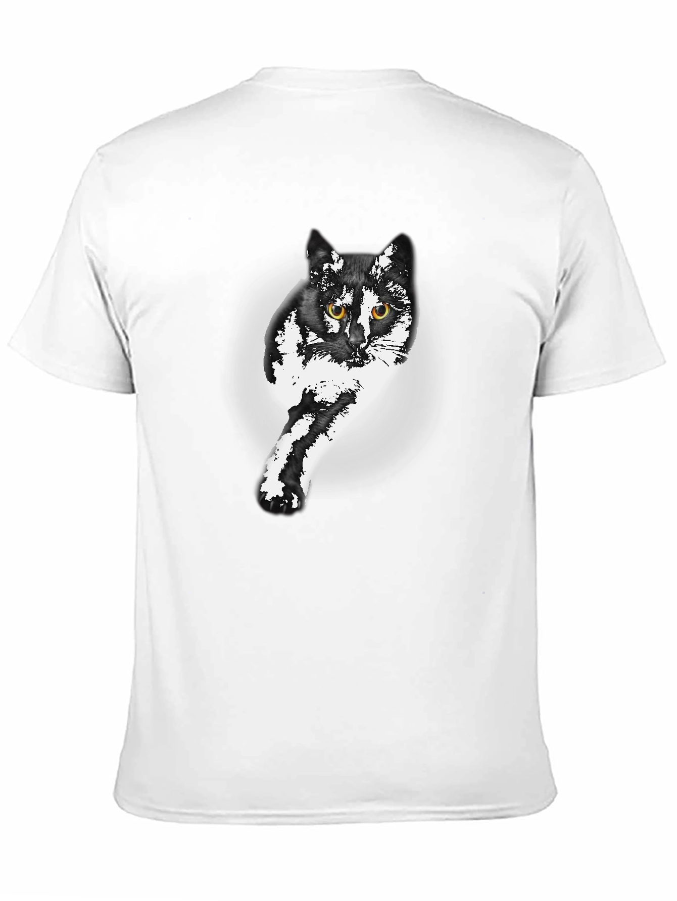 Black Cat Graphic Print Tee