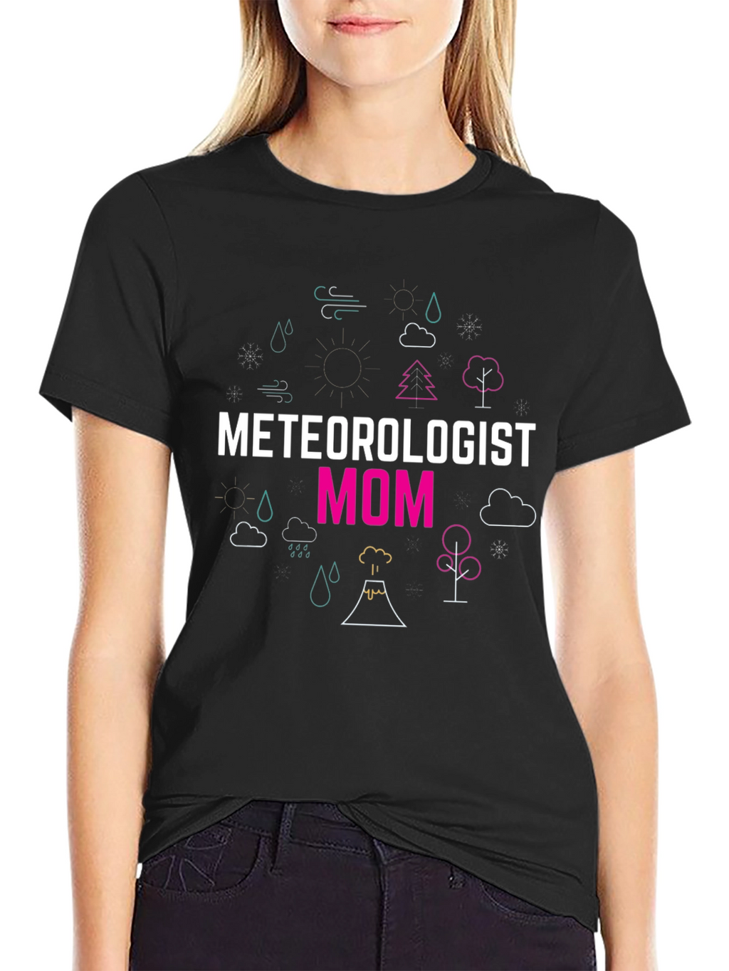 Meteorologist Mom Graphic T-Shirt