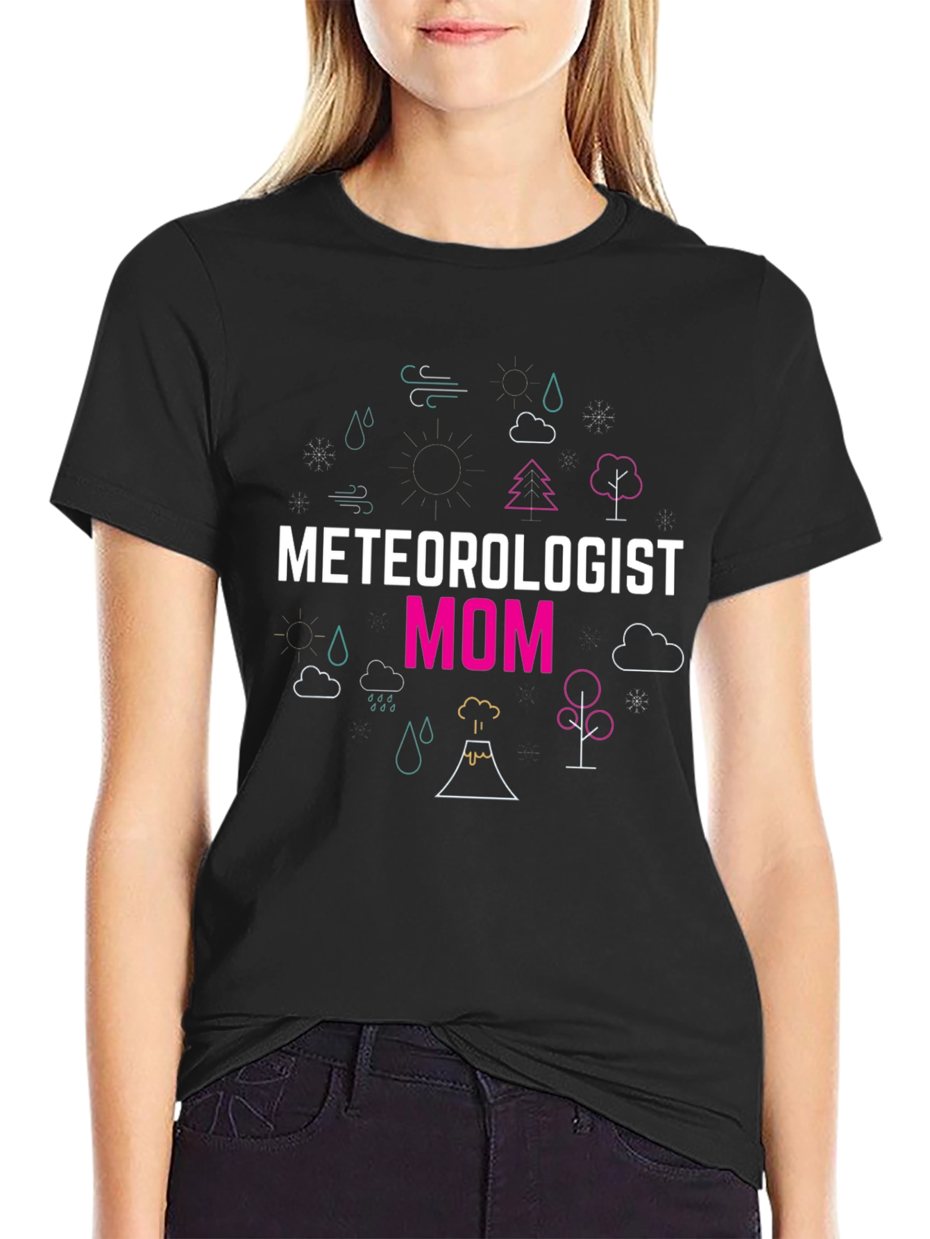 Meteorologist Mom Graphic T-Shirt
