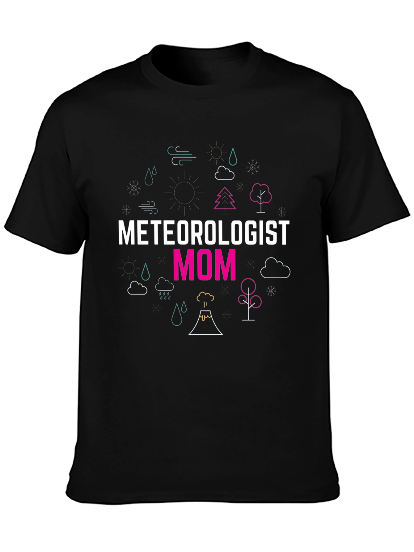 Meteorologist Mom Graphic T-Shirt