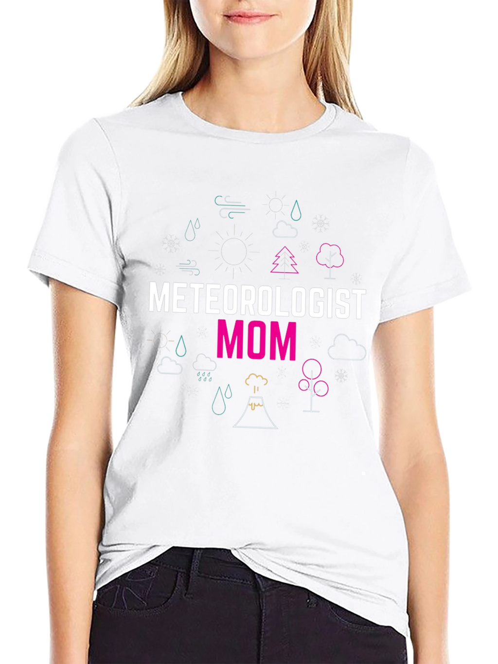 Meteorologist Mom Graphic T-Shirt