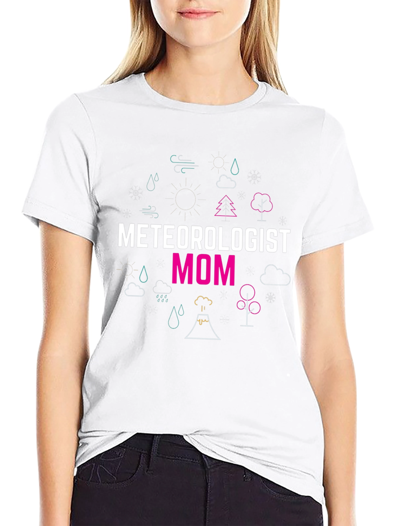 Meteorologist Mom Graphic T-Shirt