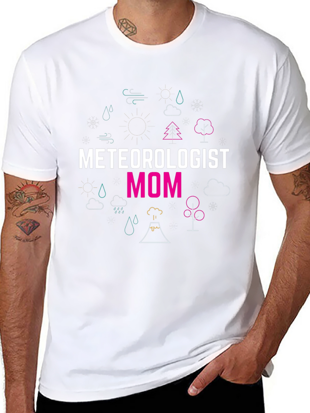 Meteorologist Mom Graphic T-Shirt