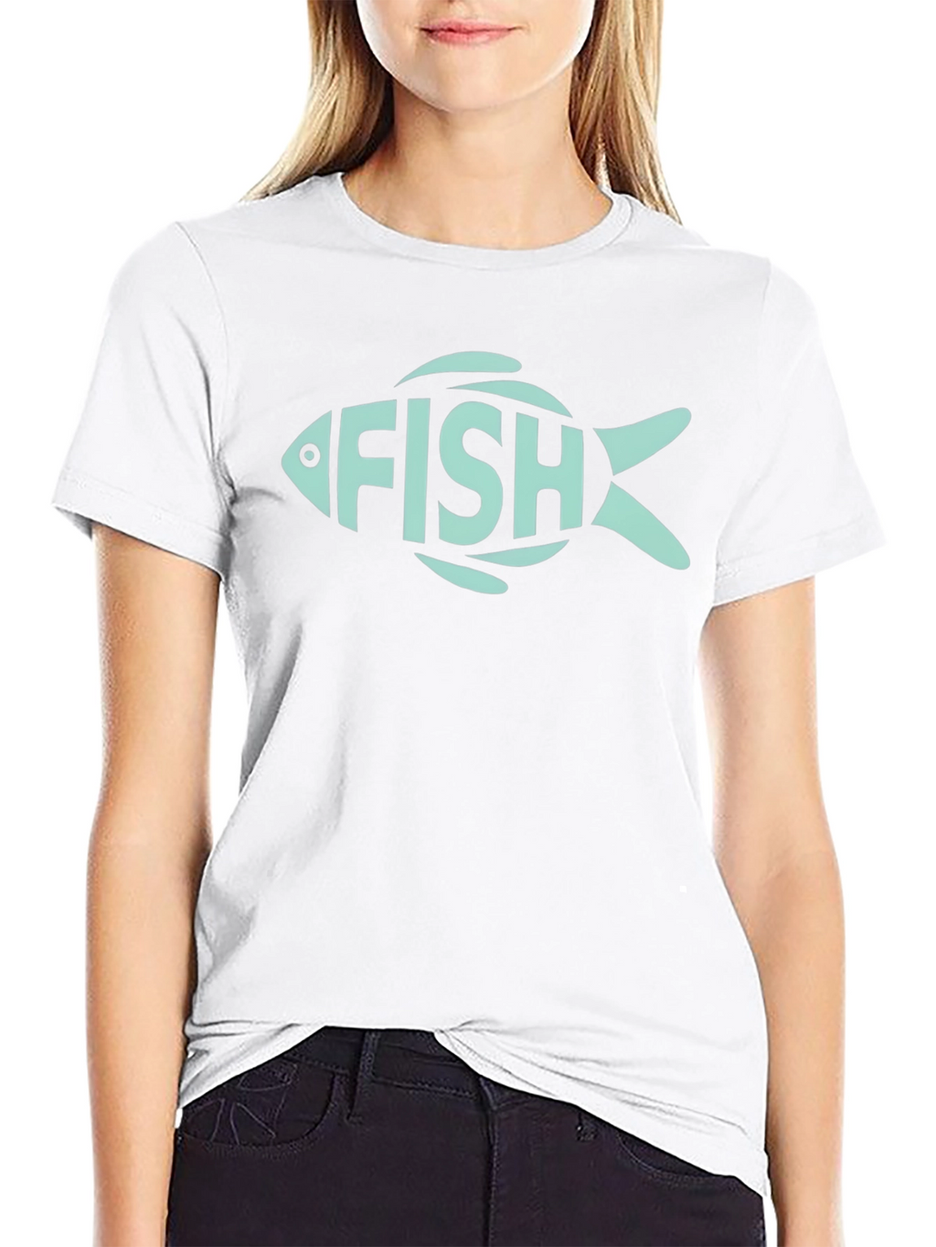 FISH Graphic Tee - Mens Black T-Shirt