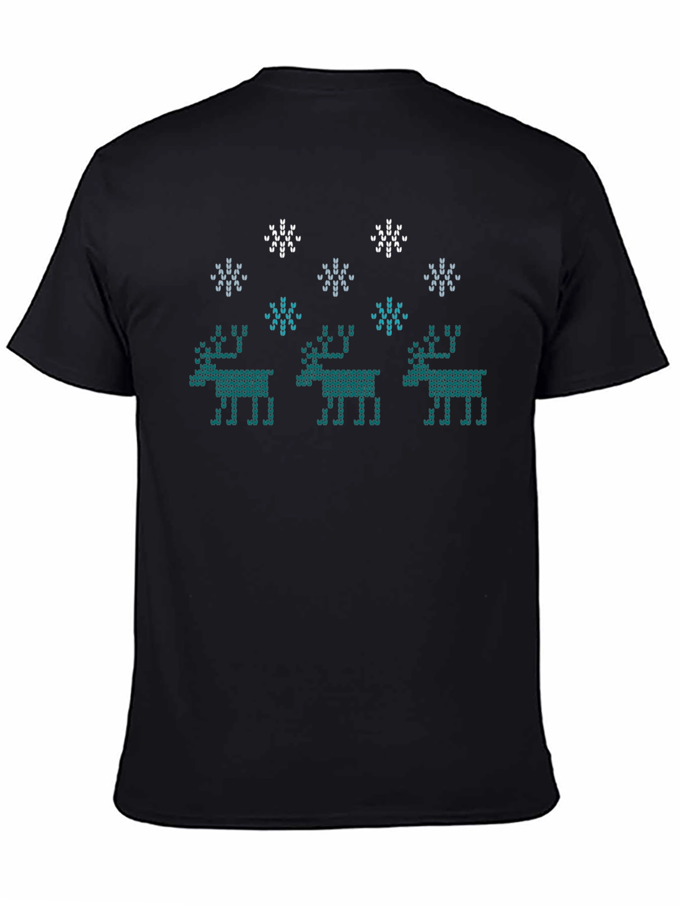Knitted Reindeer Graphic Tee