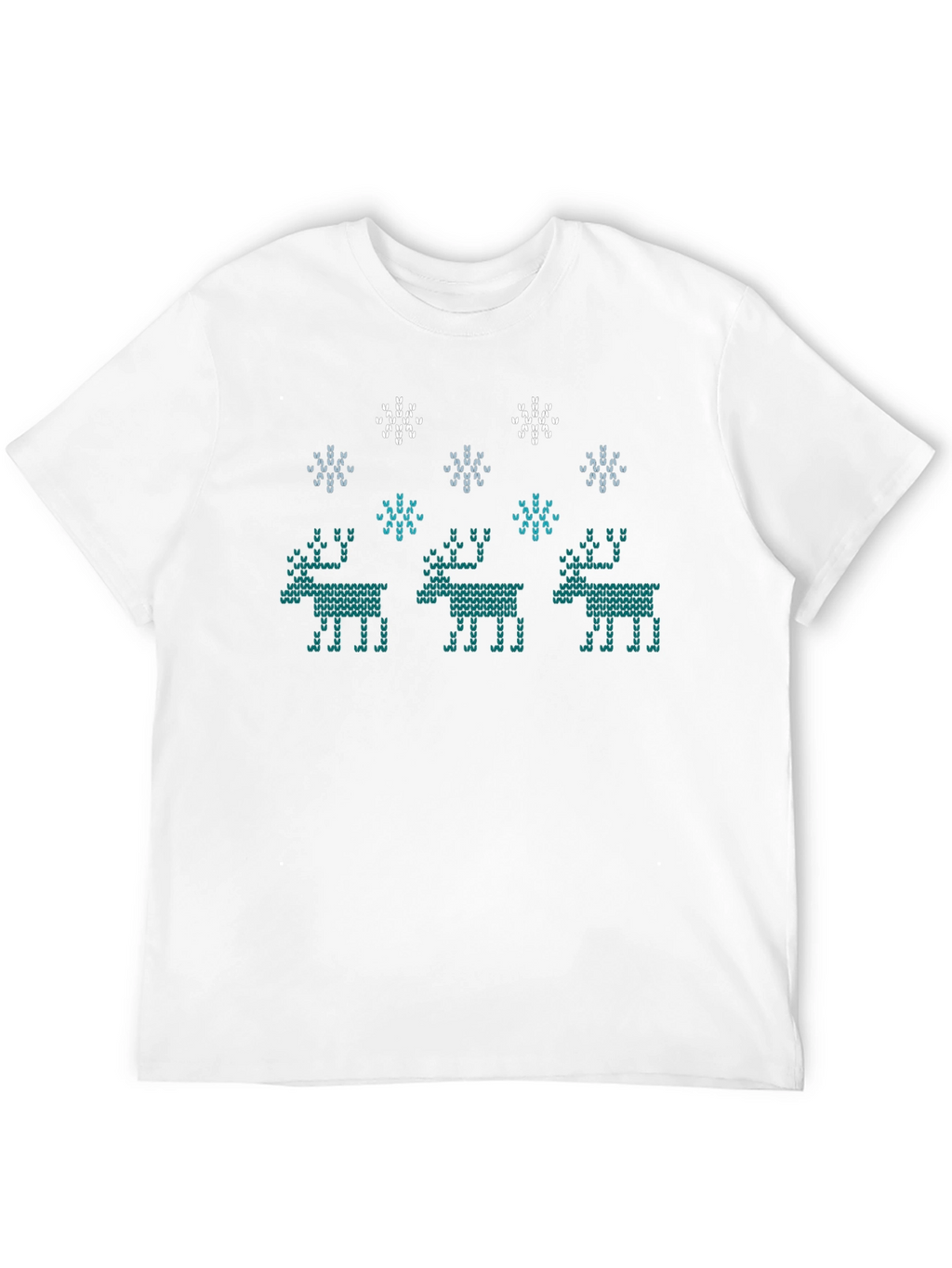 Knitted Reindeer Graphic Tee