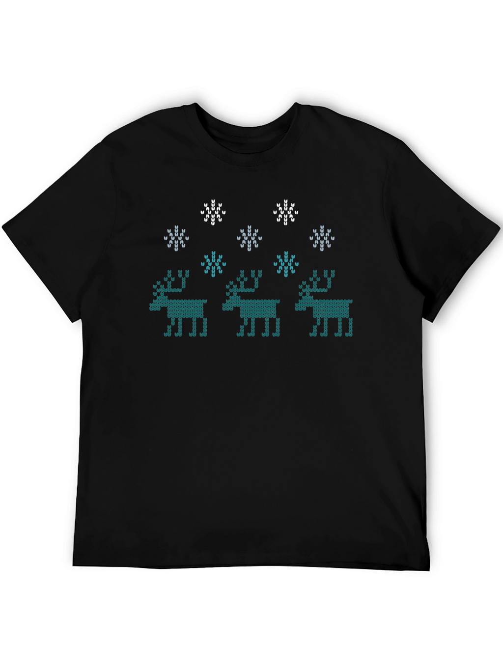 Knitted Reindeer Graphic Tee