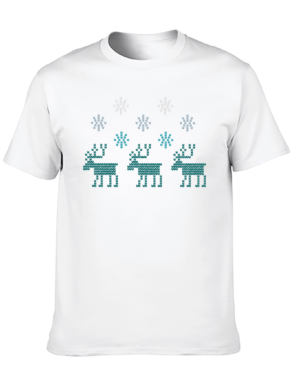 Knitted Reindeer Graphic Tee