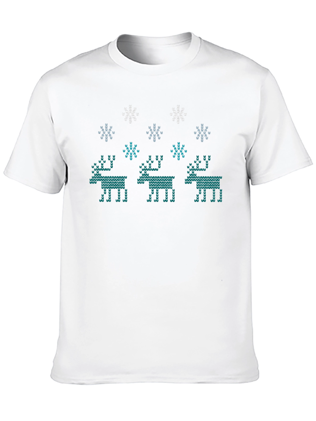Knitted Reindeer Graphic Tee