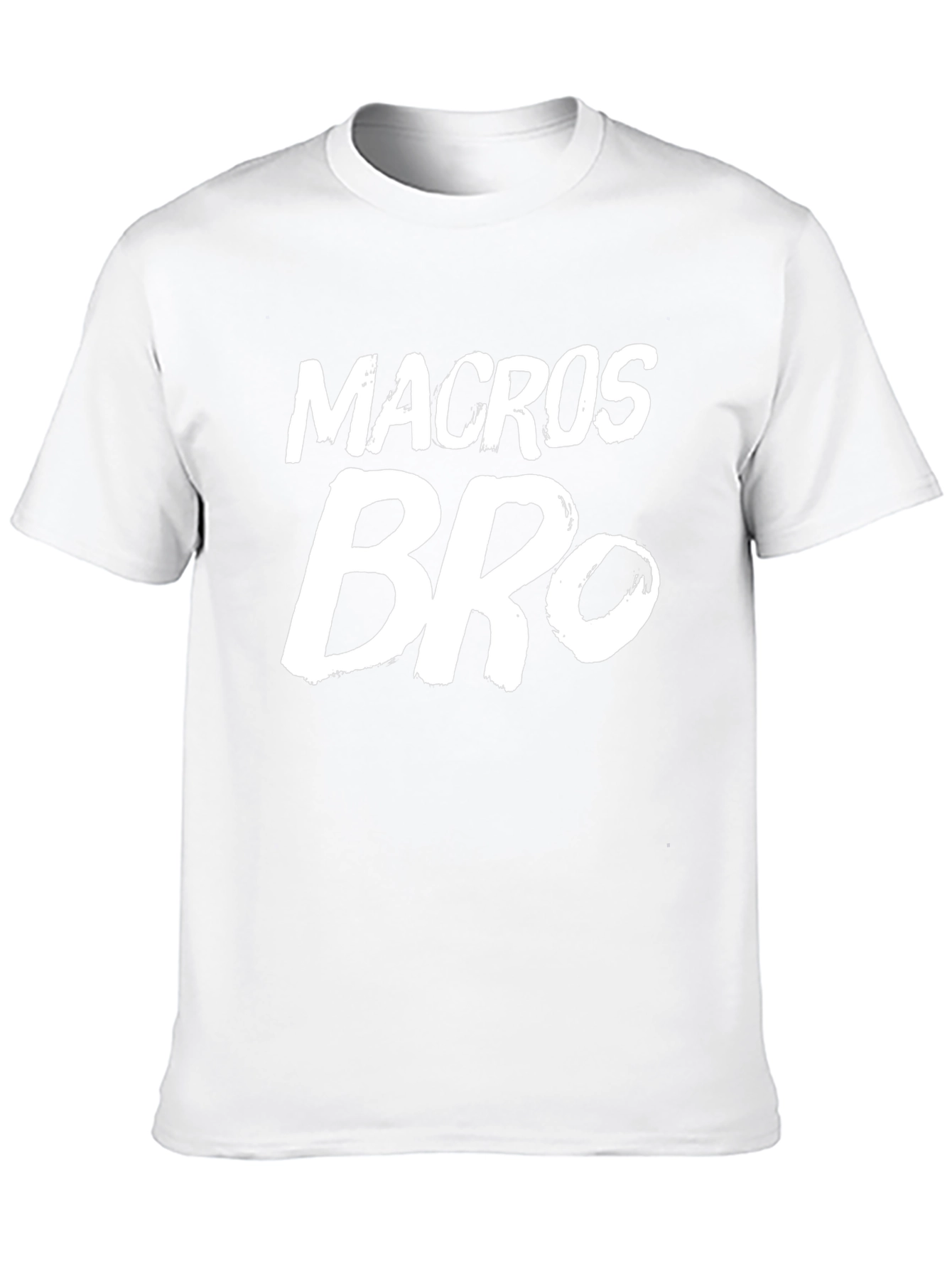 Macros Bro Black Graphic T-Shirt