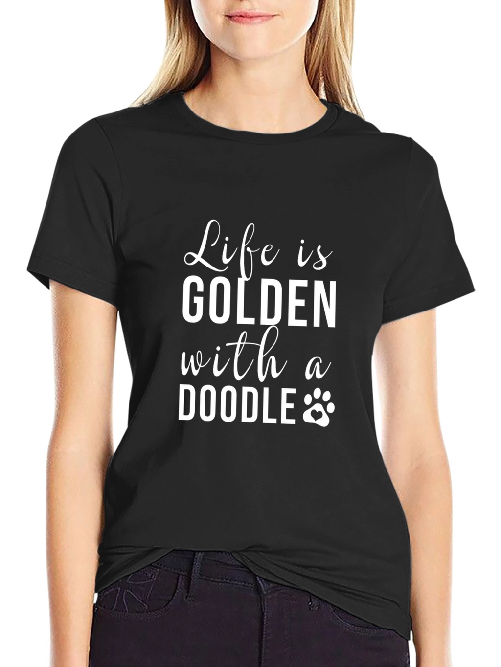 Life is Golden with a Doodle T-Shirt