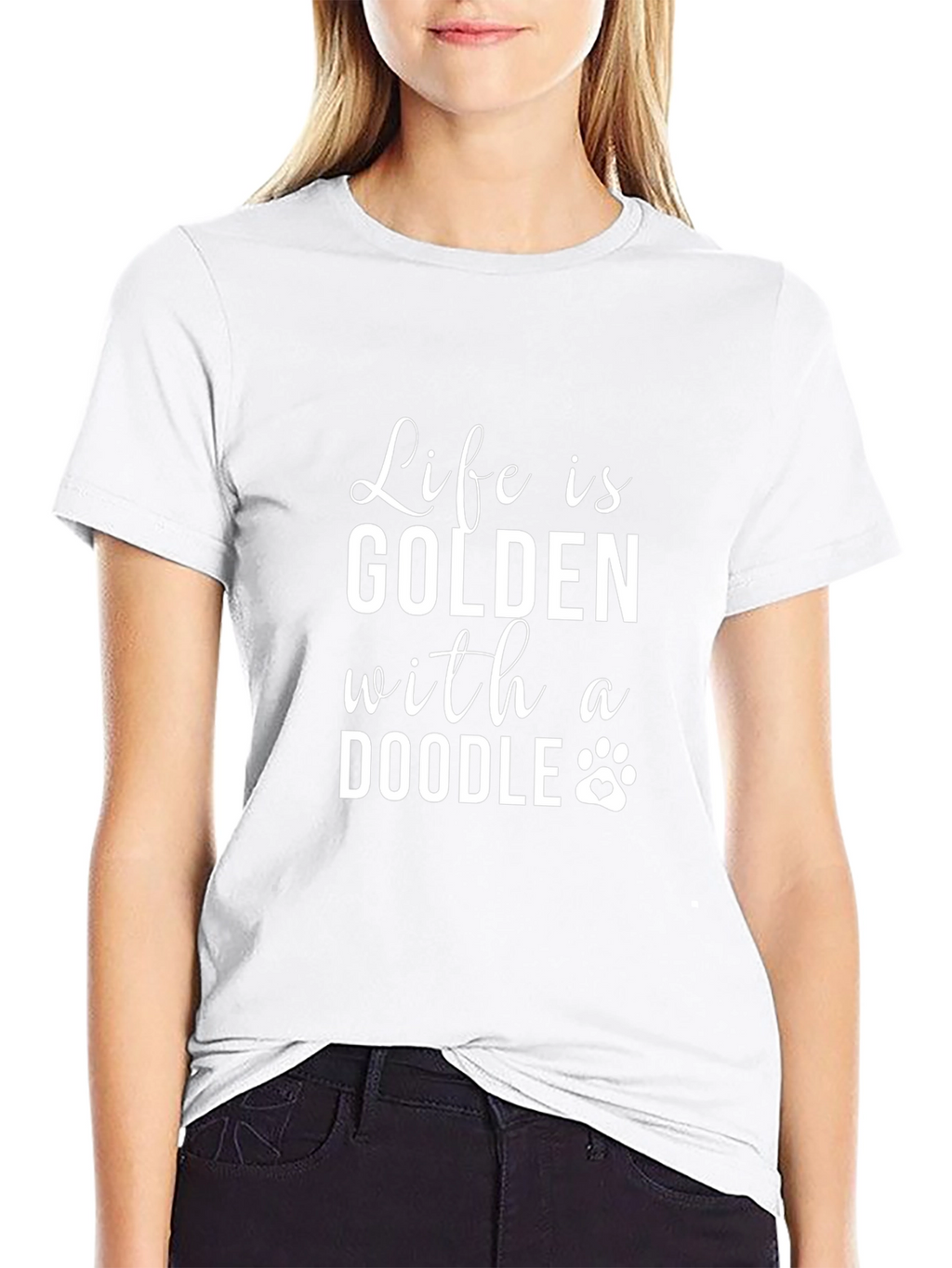 Life is Golden with a Doodle T-Shirt