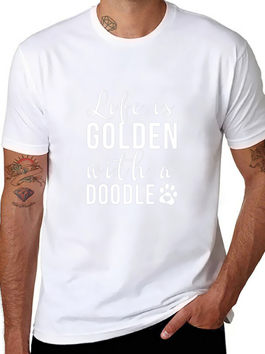 Life is Golden with a Doodle T-Shirt