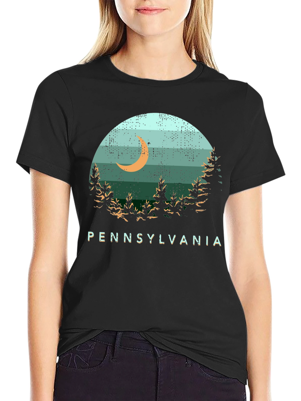 Pennsylvania Moon Graphic T-Shirt