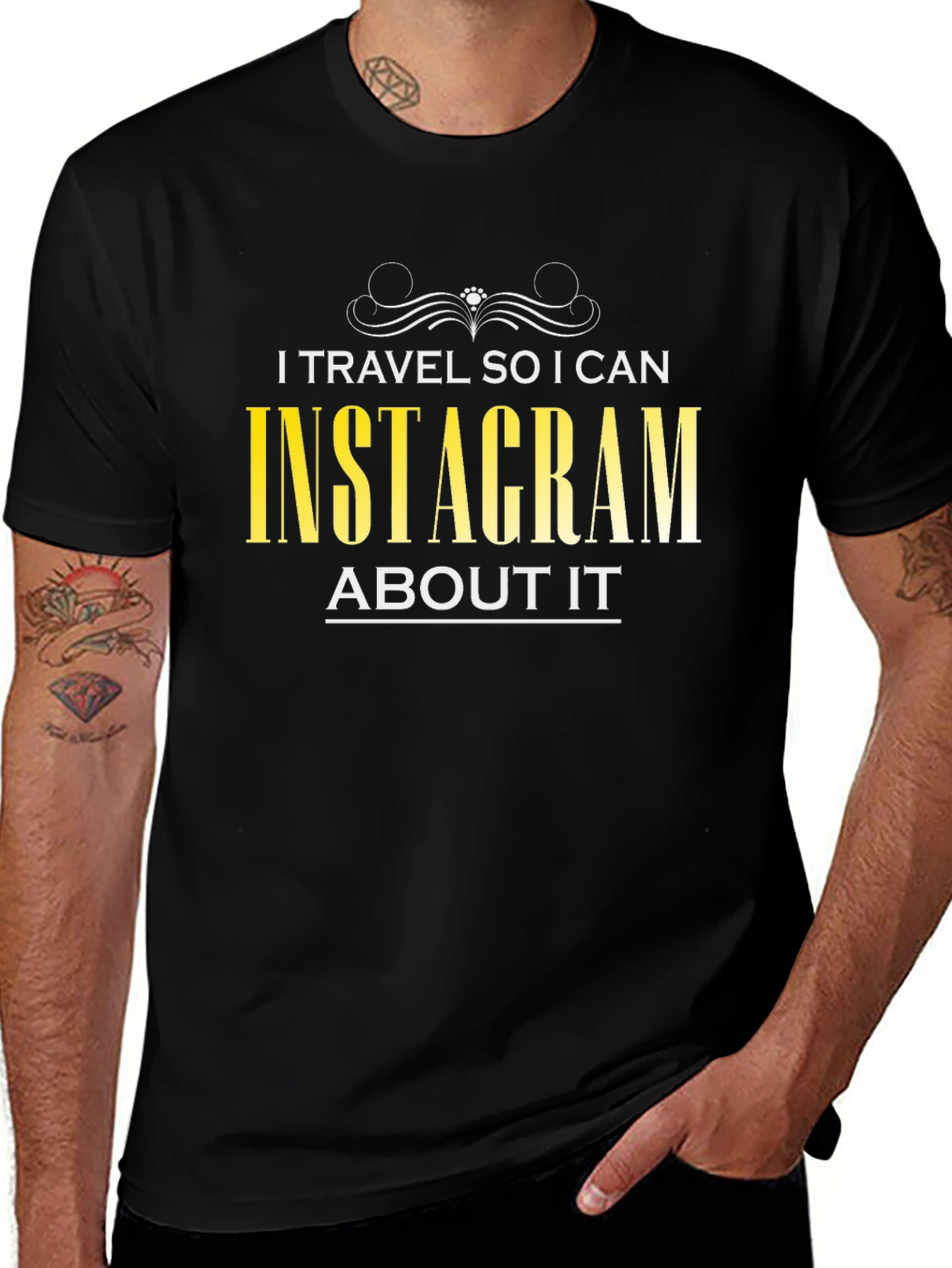 I Travel So I Can Instagram T-Shirt